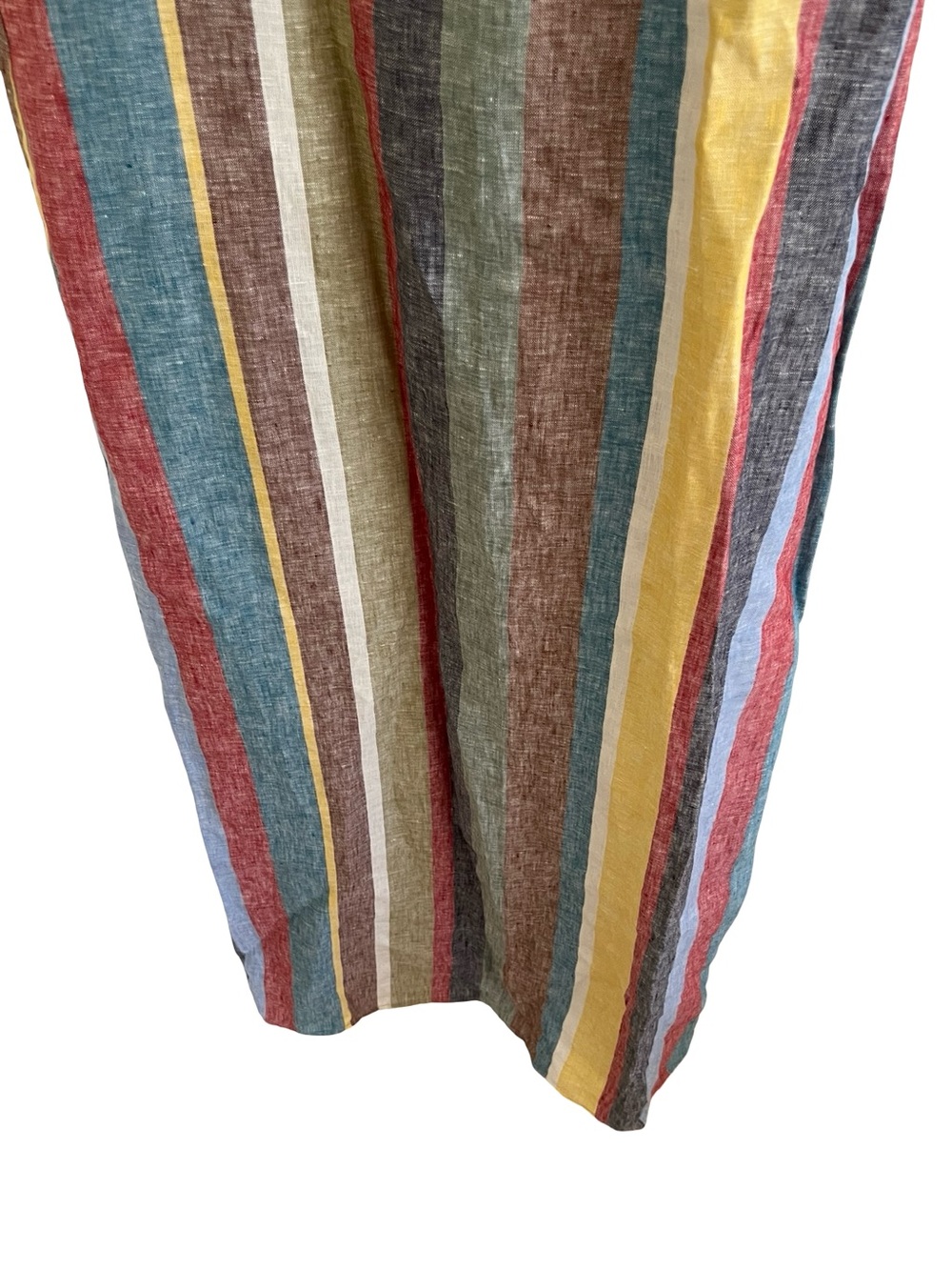 Staud Laura Rainbow Stripe Linen Dress NWT XS - Picture 4 of 8